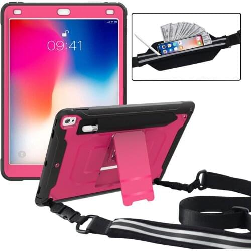Case For iPad Pro 10.5inch Tablet Stand Cover Skin For iPad Air 10.5inch Cases Shockproof Shell With Shoulder Strap Pen Slot
