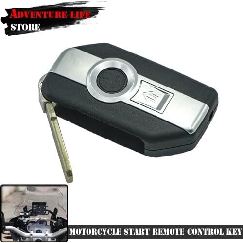 Motorcycle Start Remote Control Key Uncut Blade One-Click Keyless For BMW R1200GS R1250GS R1200RT K1600 GT GTL F750GS F850GS ADV