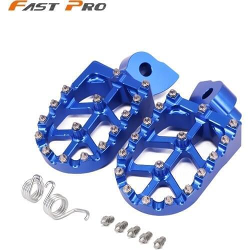 CNC Foot Pegs Footpegs Footrest Rests Pedals For YAMAHA YZ65 YZ85 YZ125 YZ250 YZ250F WR250F YZ450F WR450F WR450F YZ250FX 2021