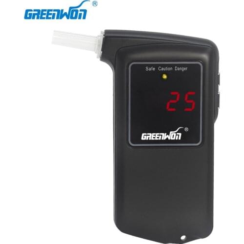 GREENWON Digital high accurancy Breath Alcohol Tester Breathalyser AT858S breathalyzer breath alcohol meter