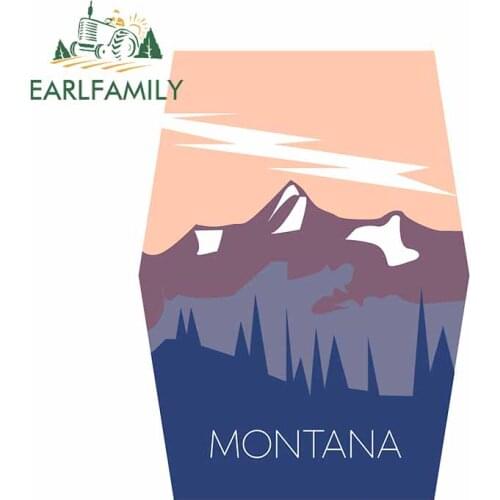 EARLFAMILY 13cm x 9.8cm For Montana Motorcycle Car Stickers Occlusion Scratch Decal Graffiti Sticker Personality Decoration