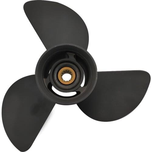 Boat Propeller 13x19 for Suzuki DT60/DT75/DT85/DT90 3 Blades Aluminum 15 Tooth RH OEM NO: 58100-94522-019 13x19