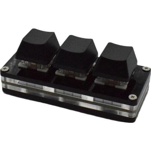 3 Keys Black Small Keyboard Mini Keyboard Copy And Paste Custom Shortcut Keys Custom One-key Password Mechanical Keyboard