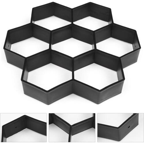 Paving Path Border Maker Path Molder Reusable Concrete Cement Stone Design Paver Walk Mould DIY Reusable Concrete Brick Mold