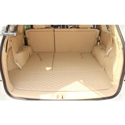 Newly! Full set trunk mats for Toyota Highlander 5seats 2017-2009 durable cargo liner carpets for Highlander 2016,Free shipping