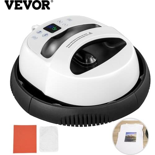 VEVOR 12 x 10 Inch Portable Heat Press Transfer Machine 1000 W Easy Mini Sublimation Digital Printer A3/A4 for T-Shirts HOME DIY