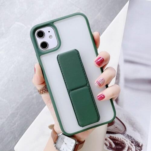 Candy Bumper Phone Case For iphone XR XS Max X SE 2020 7 8 Plus Wrist Strap Shockproof Back Cover For iPhone 12 Mini 11Pro Max