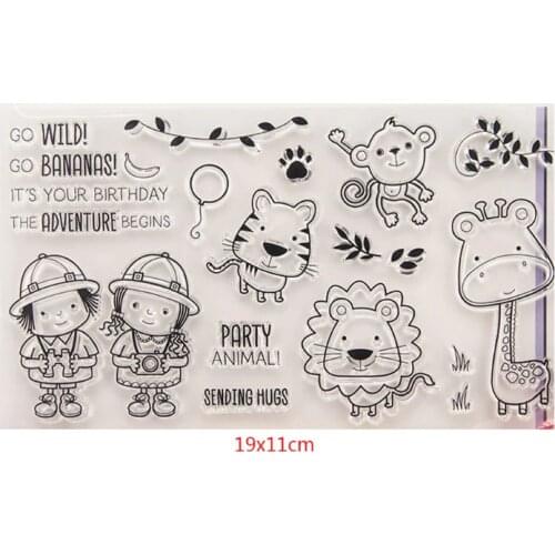 Clear Silicone Rubber Seal Stamp For DIY Album Scrapbooking Photo Card Decor Dropshipping