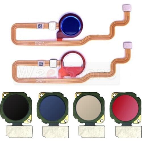 Back Side Home Key Fingerprint Sensor Flex Cable For Huawei Honor 8A 8C 8X Max Original Fingerprint Touch ID Flex Cable