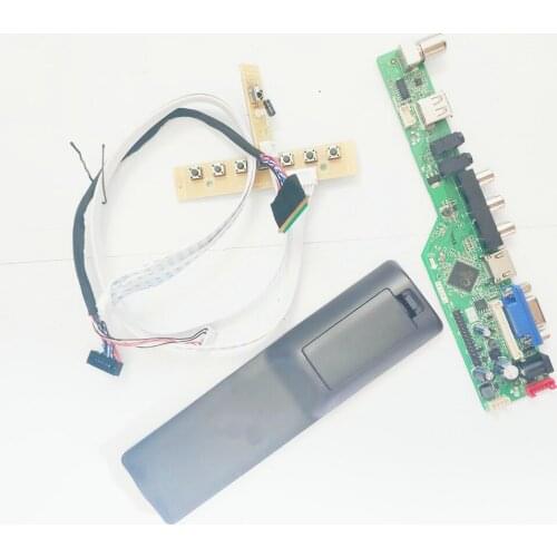 For B156XW04 V5 laptop LCD screen 40-pin 60Hz LVDS WLED 15.6 1366*768 HDMI-Compatible/VGA/AV/Audio/RF/USB TV53 controller board