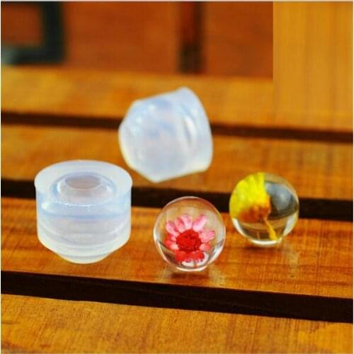 1pc 16mm Stereo spheric DIY Resin Decorative Craft Jewelry Making Mold Scrapbooking Silicone Mould epoxy resin mold for jewelry