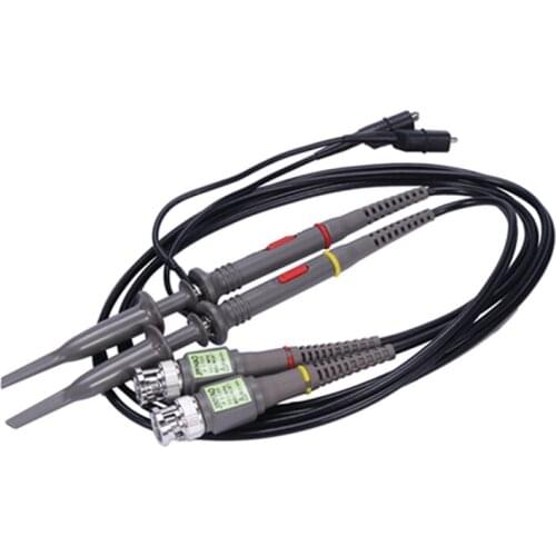 2 Pack P6100 100 MHz Oscilloscope Probe 10:1 and 1:1 Switchable for Rigol Atten Owon Siglent