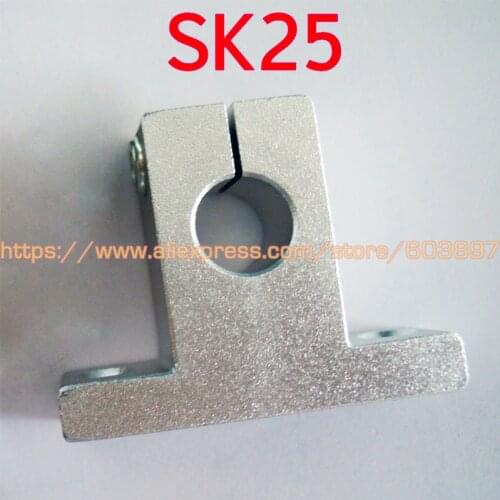 25mm SH25A SK25 Linear Rail Shaft Support XYZ Table CNC