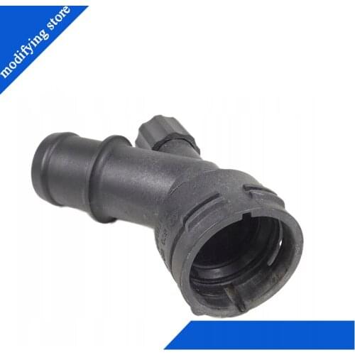 6Q0122291F for Engine Coolant Cooling Hose Connector For V-W Bora Beetle Golf MK4 Polo For Audi A3 S3 TT Fabia Toledo