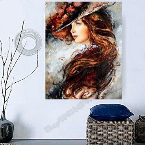 5d Diy pretty girl Diamond Painting Cross-stitch Full Square Drill Resin Diamond Embroidery beautiful girl Mosaic Art FF3475