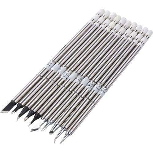 Lead-Free T12 Soldering Tip T12-K T12-JL02 T12-ILS T12-BC3 Welding Solder Tips for Hakko FX951 Soldering Station Rework Tools