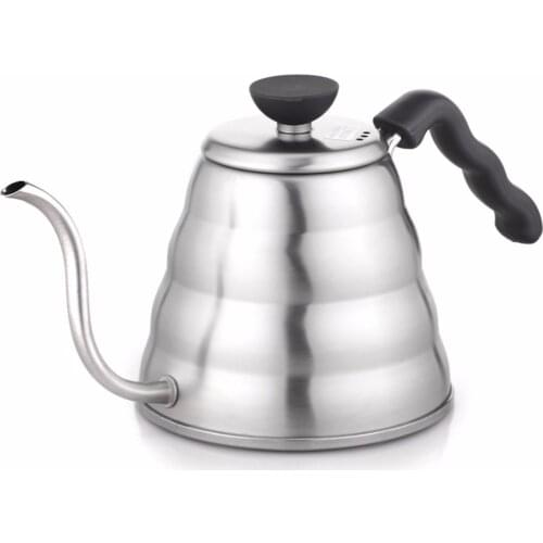 Realand 1.0/1.2 L Premium Stainless Steel Pour Over Tea/ Coffee Kettle Gooseneck Drip Pot Maker with Long Narrow Spout