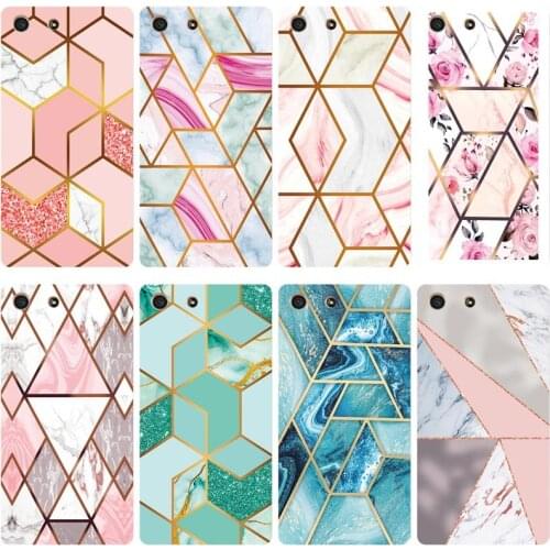 Case for Sony Xperia M5 Dual E5603 E5606 E5653 Cases Cover Marble Silicon Shells for Sony Xperia M5 Dual Soft Fundas Bumper