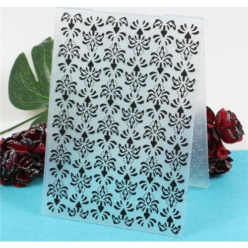 Flowers Plastic Template Embossing Folder For Scrapbooking Photo Album Paper Craft Card Making Decoration