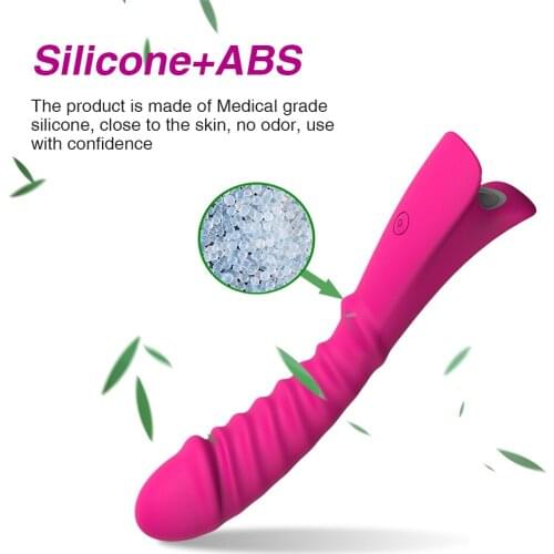 Dildo Vibrator Spot Vibrators USB Charging For Women Clitoris Magic Wand Silicone Vibrator Sex Toys For Woman Adult Toys Shop