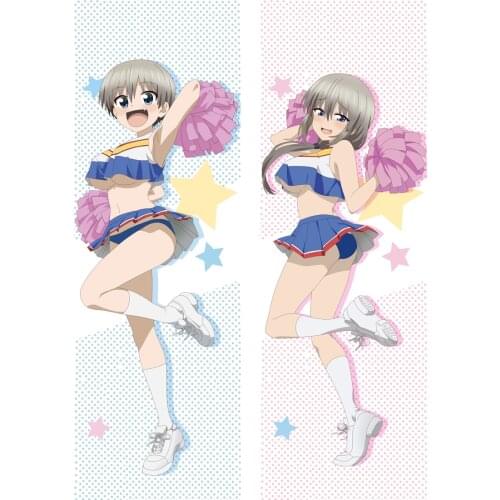 2020-May Update Japanese Anime Uzaki-chan Wants to Hang Out! Dakimakura Pillow Case Uzaki Hana Hugging Body Pillow Cover