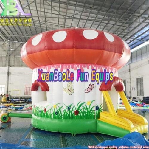 Inflatable PVC mushroom bouncer for child Jump Castle