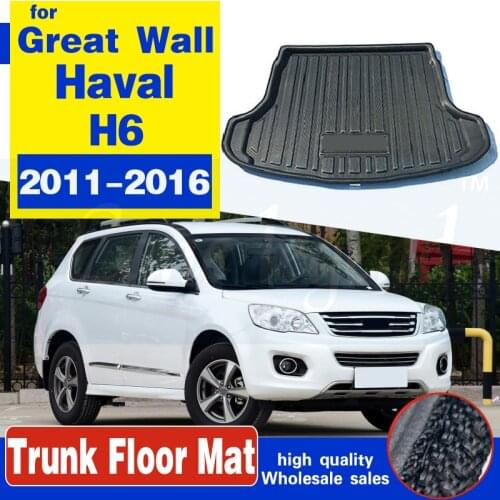 Car Tray Boot Liner Cargo Rear Trunk Cover Mat Boot Liner Floor Carpet Mud Non-slip For Great Wall Haval H6 2011-2016