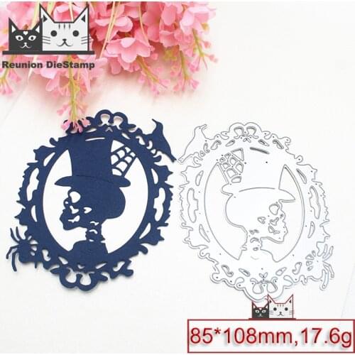 Reunion Halloween skeleton ghost Metal Cutting Dies Scrapbooking Photo Album Embossing Paper Card Making Decor Die 2020 New