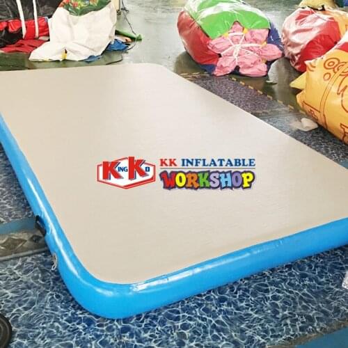 Custom logo low price inflatable air track mat for yoga outdoor exercises gymnastics