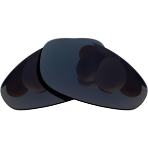 Polarized Sunglasses Replacement Lenses for-Straight Jacket 1999 Frame - Grey Black