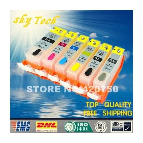 6PK Empty Refillable Ink Cartridge suit for BCI325 BCI326 ,Suit for canon IP4830 IP4930 MG6130/MG6230/MG8130/MG8230 with ARC