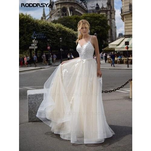 RODDRSYA Beach Wedding Dresses