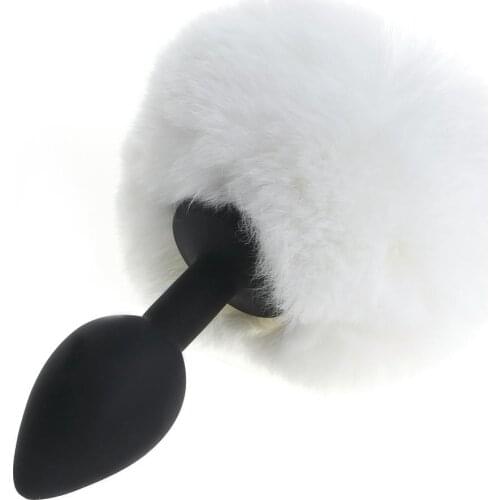 3 Colors Plug Rabbit Tail Butt Plug Adult Backyard Anal Sex Toys Silicone Panties Erotic