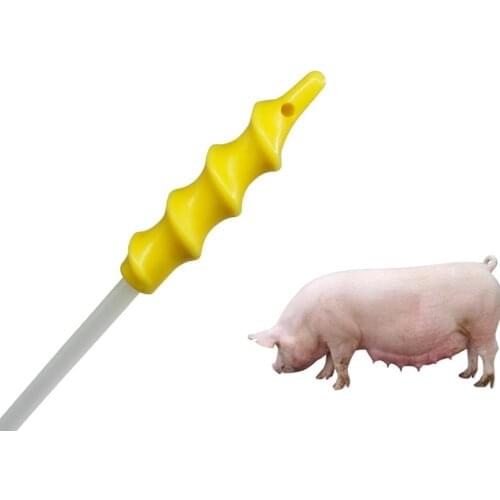 100pcs Swine Spiral Vas Deferens Sow Artificial Insemination Tube Disposable Pig Farm Breeding Veterinary Artificial Sperm Tube