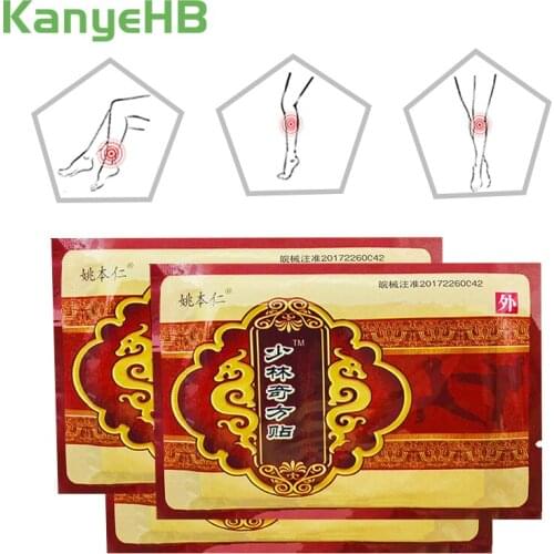 48pcs/6bags Pain Relieving Patches Knee Back Muscle Pain Reliever Shaolin Chinese Herbs Medical Massage Plaster Health Care A020