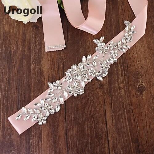 Noble Women Girl Luxurious Crystal Rhinestone Wedding Bride Bridesmaid Sash Belt For The Evening Party Wedding Bridal Dress Up