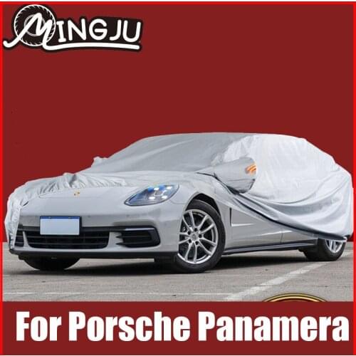 Full Car Covers Outdoor Sun UV Protection Dust Rain Snow Oxford cloth Protective For Porsche Panamera 970 971 Accessories