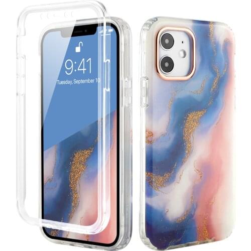 For iPhone 13 12 11 Pro Max Case Luxury 360 Full Body Protective Phone Coque Shockproof Soft Silicone iPhone 13 Case for Girls