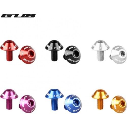 2Pcs M5x12mm Aluminum Alloy Mountain Bike Water Bottle Holder Cage Screws Bolts каретка для велосипеда ключи для велосипеда