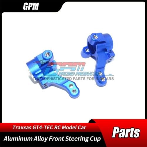 GPM 1/10 GT4-TEC 2.0 83056-4 Flat Sports Car Upgrade Accessories Metal Aluminum Alloy Front Steering Cup RC Car Parts