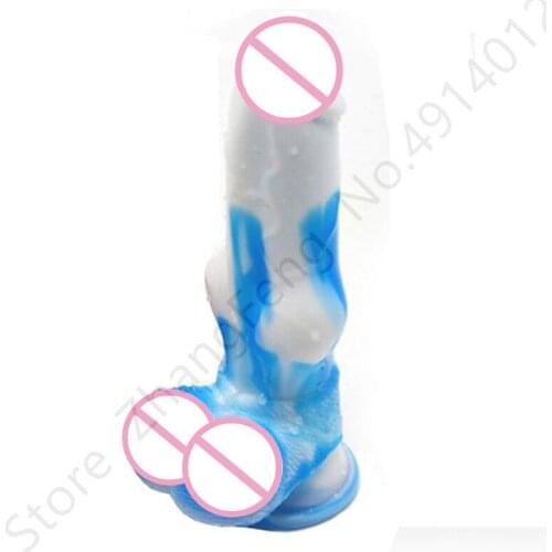 FAAK Wolfdog penis realistic dildo sex shop silicone Prostate massage sucker cock anal butt plug sex toys for women gay anal sex