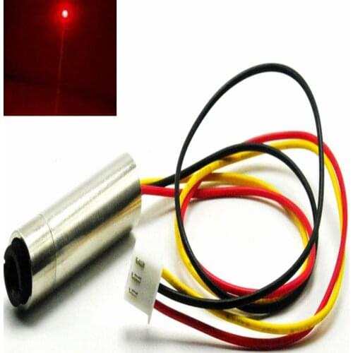 12mmx30mm Focusable 650nm 5mW Red Laser Dot Module with TTL 0-15KHZ