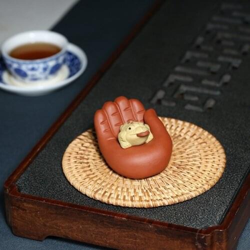 Yixing purple sand tea tea tray furnishing articles rich sculpture manufacturers selling a undertakes to immediately