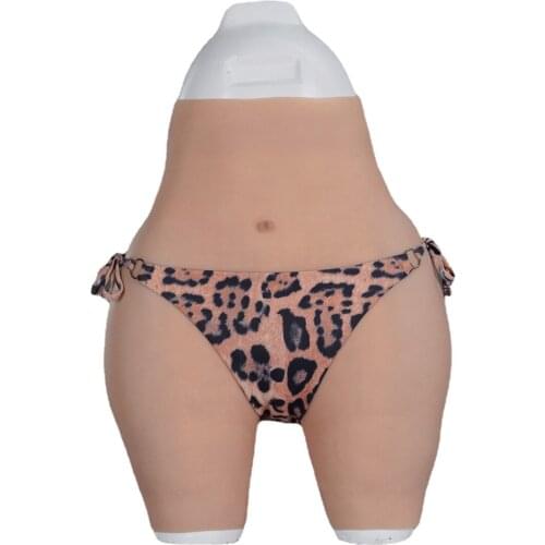 Short Silicone Realistic Vagina Panties Lift Hip Artificial Sex Shemale Crossdresser Pussy Pants Transgender