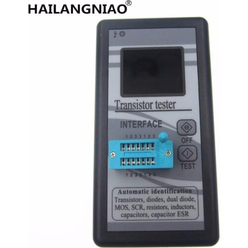 New Multi-purpose Transistor Tester 128*160 Diode Thyristor Capacitance Resistor Inductance MOSFET ESR LCR Meter TF
