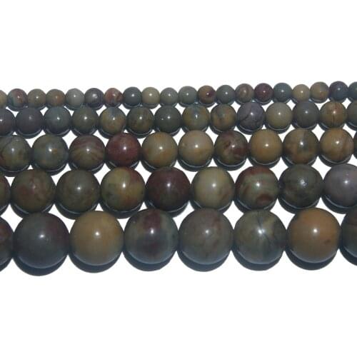 Wholesale Natural Stone Yellow Rainbow Round Loose Beads 4 6 8 10 12 MM Pick Size For Jewelry Making DIY Bracelet Necklace