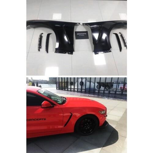 Fit for FORD MUSTANG 350 Replace the original material of the original car leaf plate and tuyere metal aluminum alloy