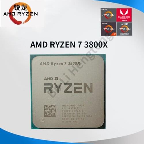 Procesador de CPU AMD Ryzen 7 3800X R7 3800X 3,9 GHz Otto-Core Sedici-Thread di, 7NM L3 = 32M AM4