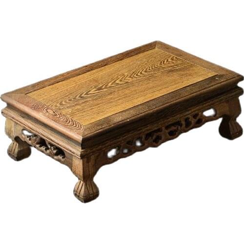 Old Handwork wood Carved Of Appreciation Tables Statue