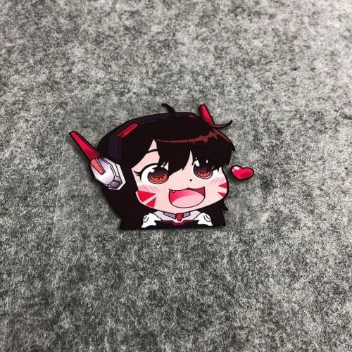 Car Styling and Decals Automobile Truck Window Tail Stickers for Cute Lovely Game DVA Bunny Rabbit